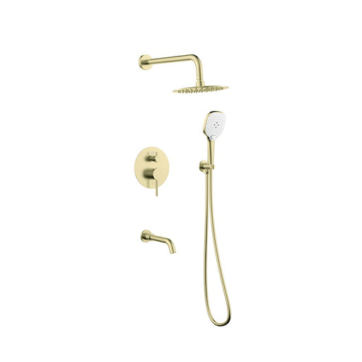 Elegant Lighting George Shower Faucet, Brushed Gold