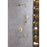 Elegant Lighting George Shower Faucet, Brushed Gold