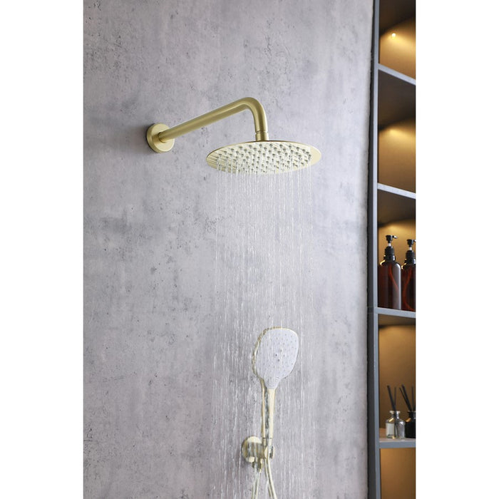 Elegant Lighting George Shower Faucet, Brushed Gold