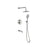 Elegant Lighting George Shower Faucet, Brushed Nickel