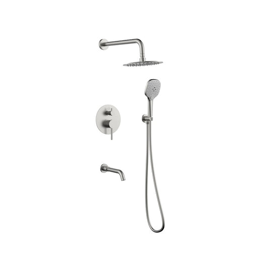 Elegant Lighting George Shower Faucet, Brushed Nickel