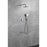 Elegant Lighting George Shower Faucet, Brushed Nickel
