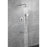 Elegant Lighting George Shower Faucet, Brushed Nickel