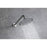 Elegant Lighting George Shower Faucet, Brushed Nickel