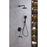 Elegant Lighting George Shower Faucet, Matte Black