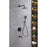 Elegant Lighting George Shower Faucet, Matte Black