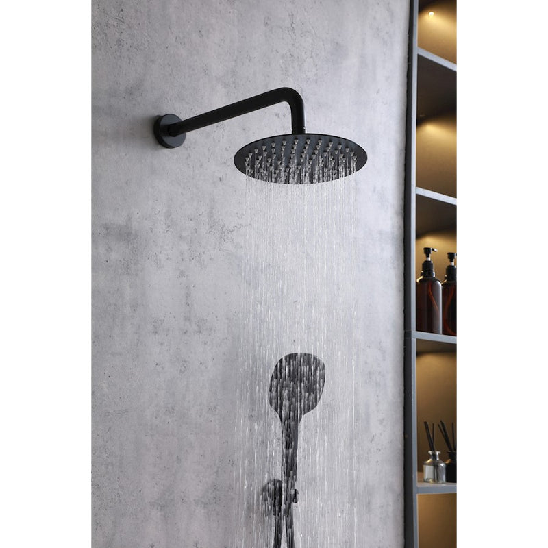 Elegant Lighting George Shower Faucet, Matte Black
