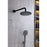Elegant Lighting George Shower Faucet, Matte Black