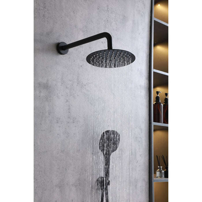 Elegant Lighting George Shower Faucet, Matte Black