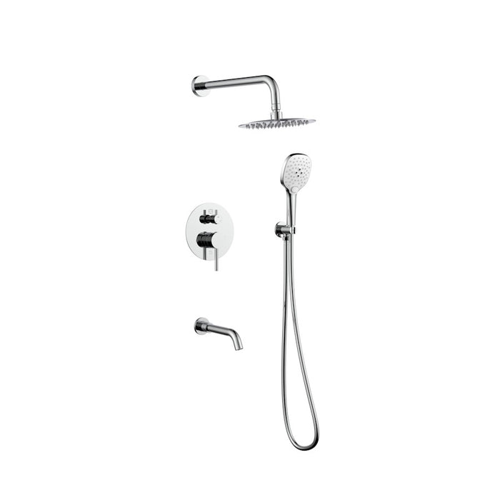 Elegant Lighting George Shower Faucet, Chrome