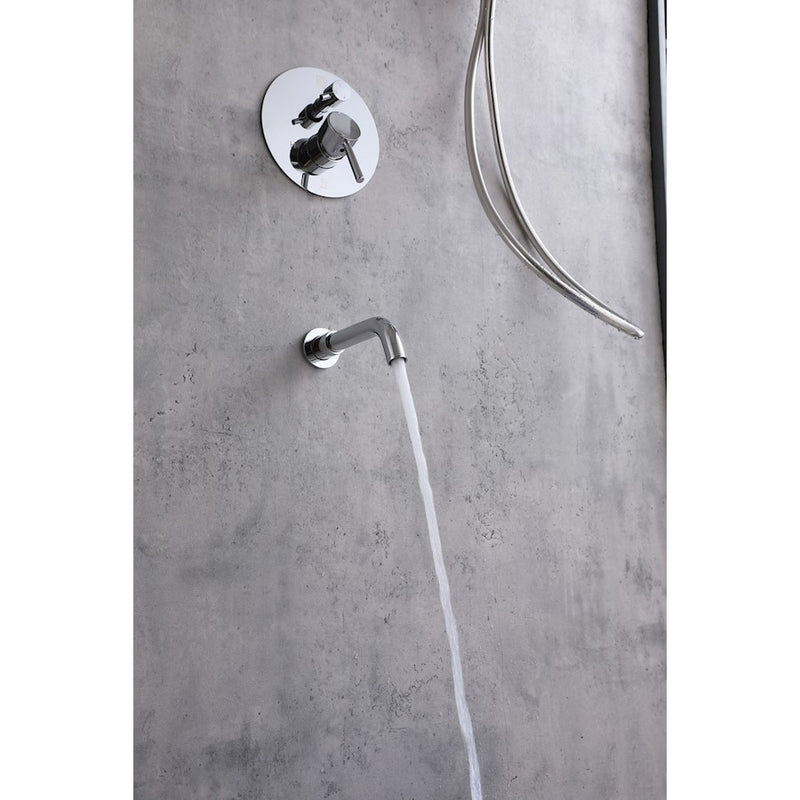 Elegant Lighting George Shower Faucet, Chrome