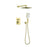 Elegant Lighting Petar Shower Faucet, Gold