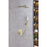 Elegant Lighting Petar Shower Faucet, Gold