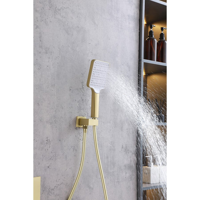 Elegant Lighting Petar Shower Faucet, Gold