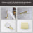Elegant Lighting Petar Shower Faucet, Gold
