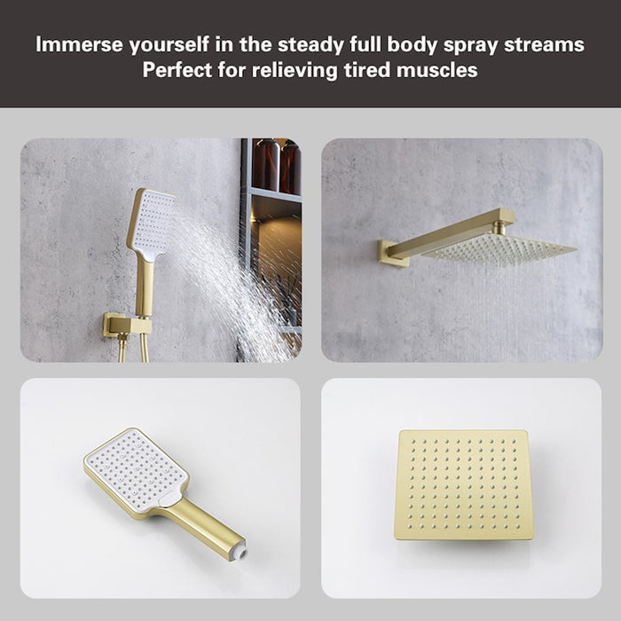 Elegant Lighting Petar Shower Faucet, Gold