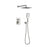 Elegant Lighting Petar Shower Faucet, Nickel