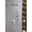 Elegant Lighting Petar Shower Faucet, Nickel