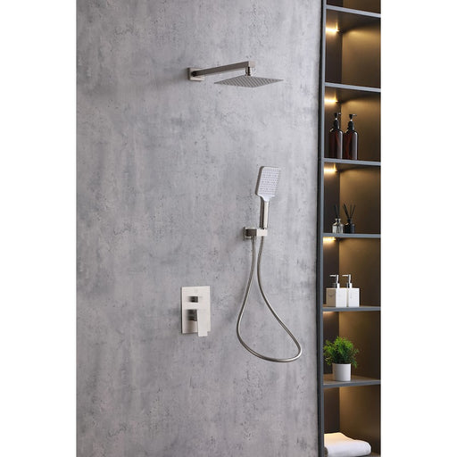 Elegant Lighting Petar Shower Faucet, Nickel