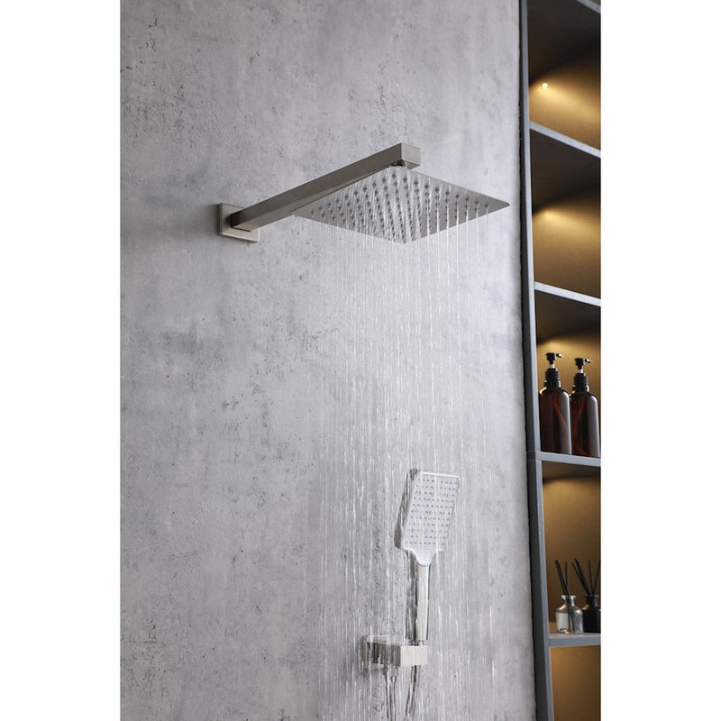 Elegant Lighting Petar Shower Faucet, Nickel