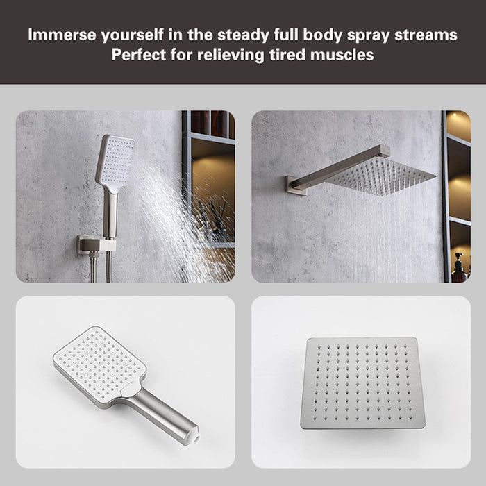 Elegant Lighting Petar Shower Faucet, Nickel