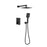 Elegant Lighting Petar Shower Faucet, Black