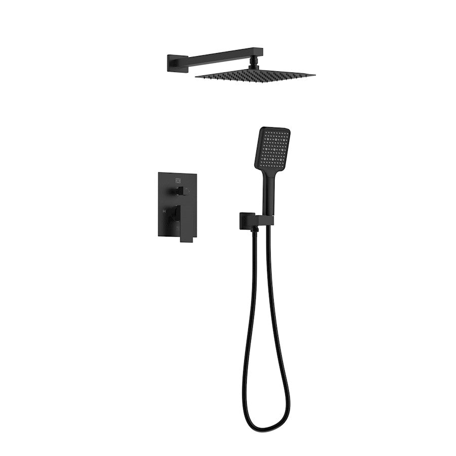 Elegant Lighting Petar Shower Faucet, Black