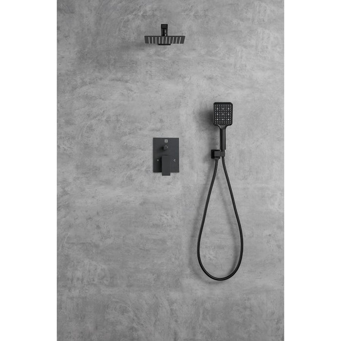 Elegant Lighting Petar Shower Faucet, Black