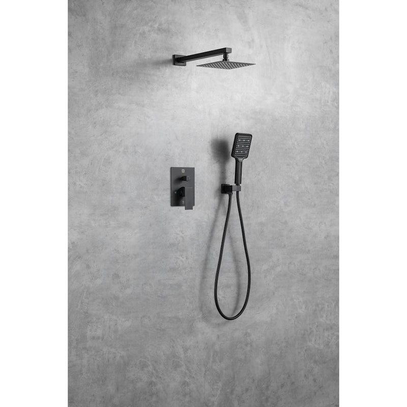 Elegant Lighting Petar Shower Faucet, Black