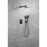 Elegant Lighting Petar Shower Faucet, Black