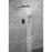 Elegant Lighting Petar Shower Faucet, Black