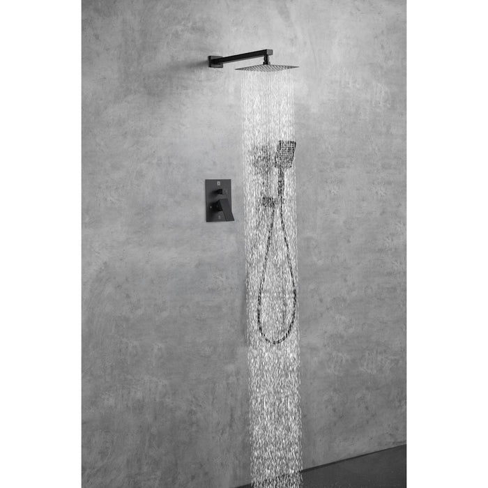 Elegant Lighting Petar Shower Faucet, Black