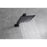 Elegant Lighting Petar Shower Faucet, Black