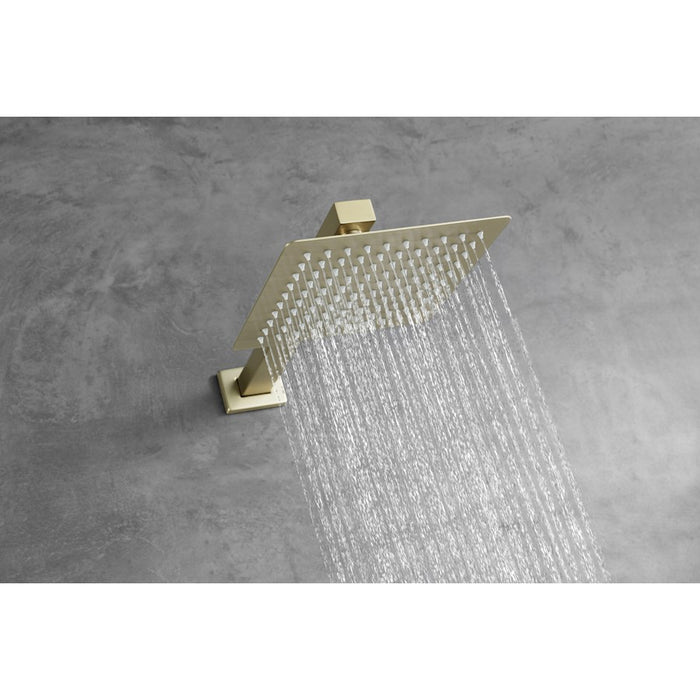 Elegant Lighting Petar Shower Faucet, Brushed Gold