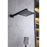 Elegant Lighting Petar Shower Faucet, Matte Black