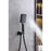 Elegant Lighting Petar Shower Faucet, Matte Black