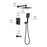 Elegant Lighting Petar Shower Faucet, Matte Black