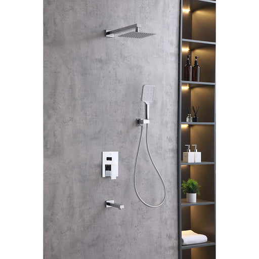 Elegant Lighting Petar Shower Faucet, Chrome