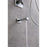 Elegant Lighting Petar Shower Faucet, Chrome
