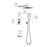 Elegant Lighting Petar Shower Faucet, Chrome