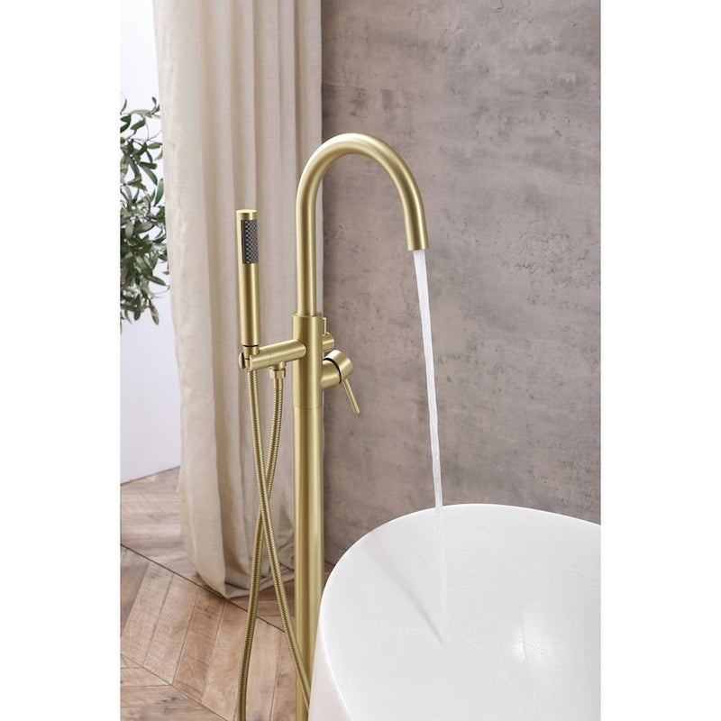 Elegant Lighting Steven Tub Faucet, Brushed Gold