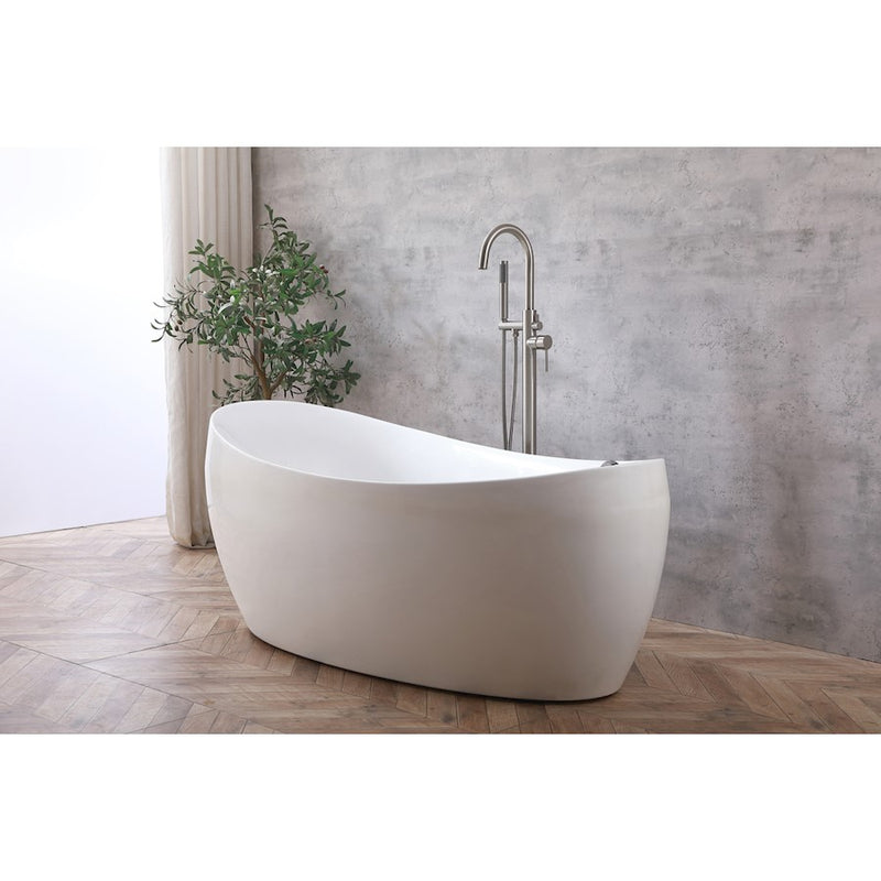 Elegant Lighting Steven Tub Faucet, Brushed Nickel