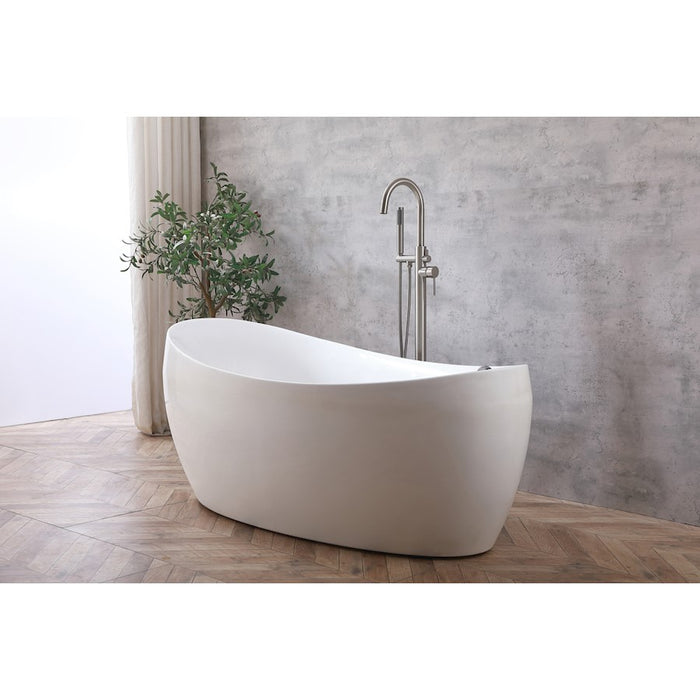 Elegant Lighting Steven Tub Faucet, Brushed Nickel