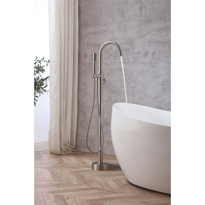Elegant Lighting Steven Tub Faucet, Brushed Nickel