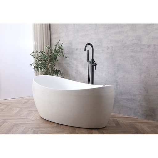Elegant Lighting Steven Tub Faucet, Matte Black