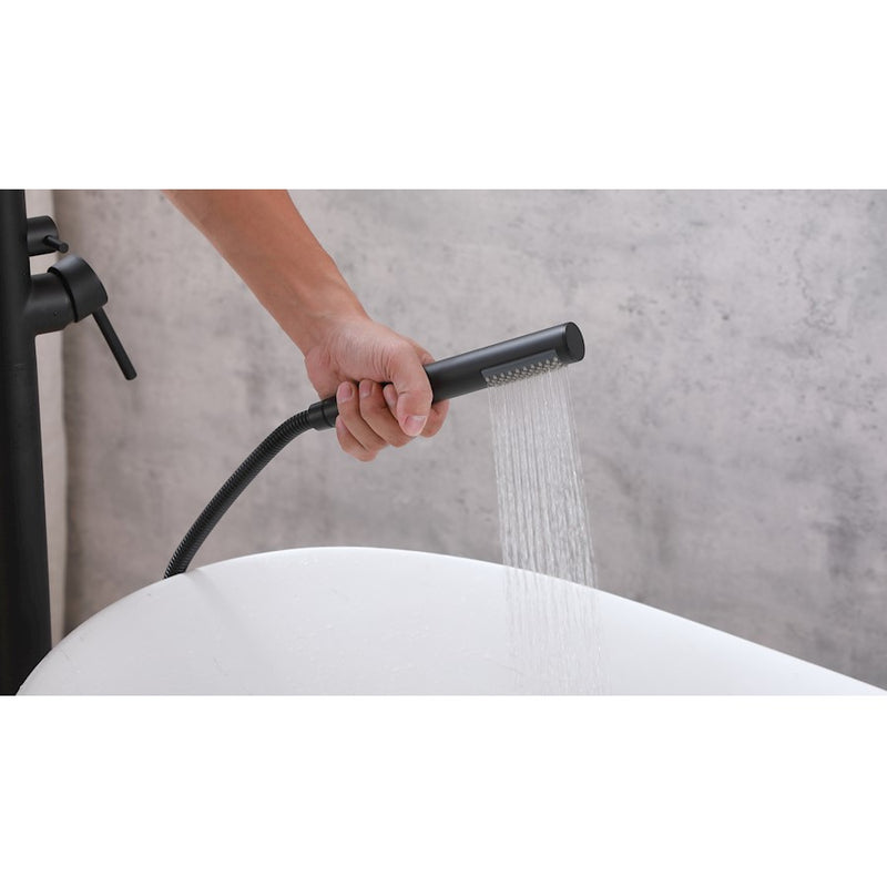 Elegant Lighting Steven Tub Faucet, Matte Black