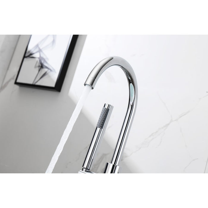 Elegant Lighting Steven Tub Faucet, Chrome