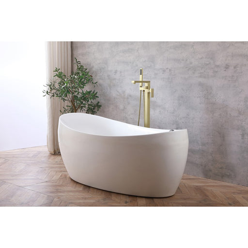Elegant Lighting Henry Tub Faucet, Brushed Gold