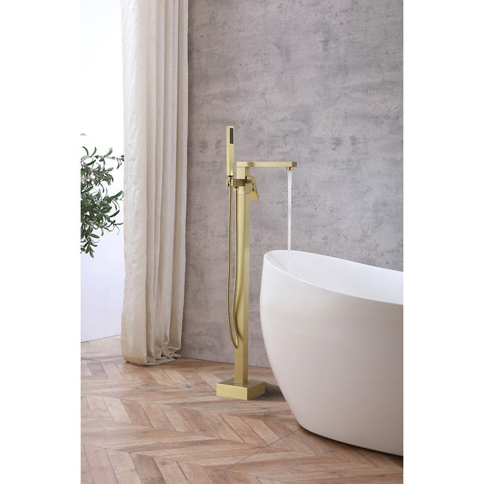 Elegant Lighting Henry Tub Faucet, Brushed Gold