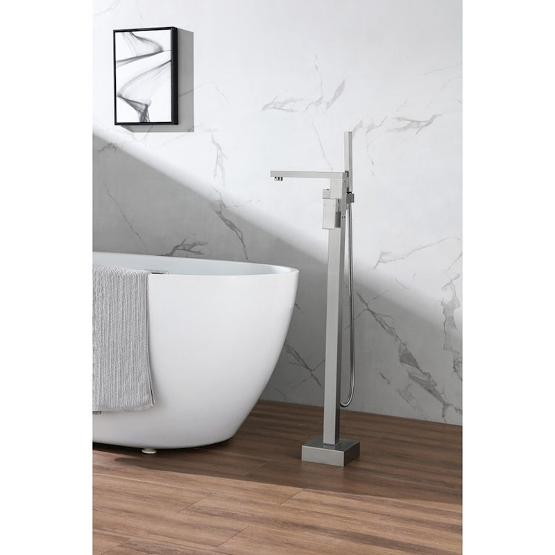Elegant Lighting Henry Tub Faucet, Brushed Nickel